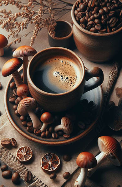 Pilzkaffee mit Chaga